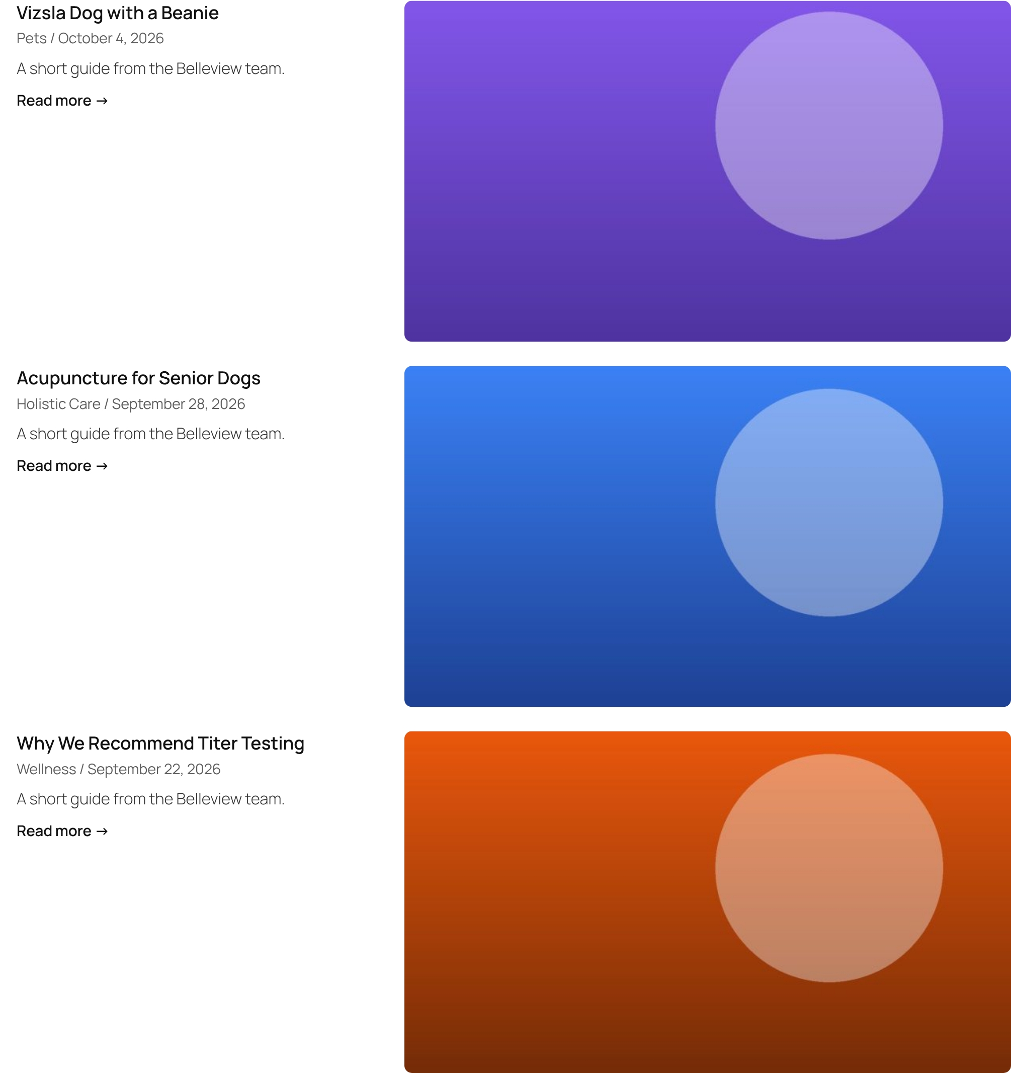 Wide List preset example