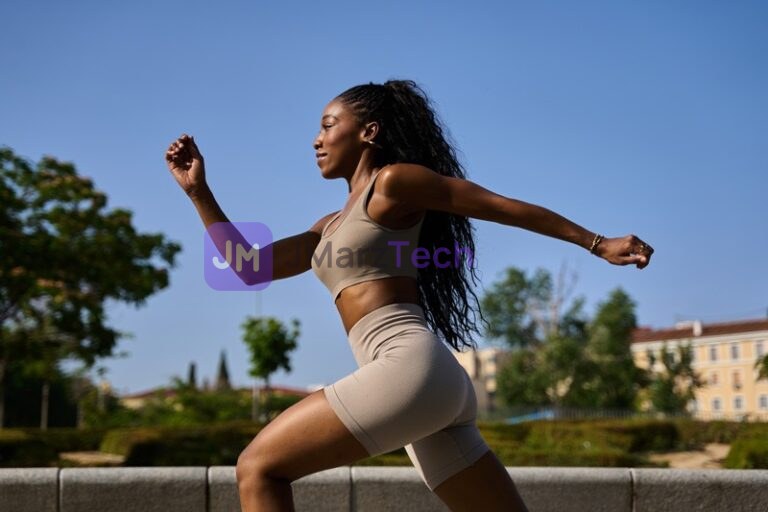 Woman running