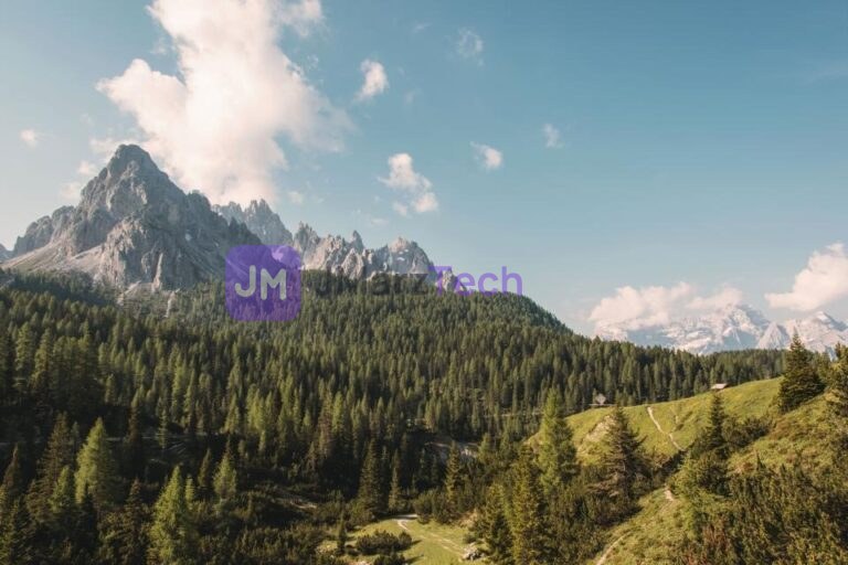 Alpine Peaks Pine Forest